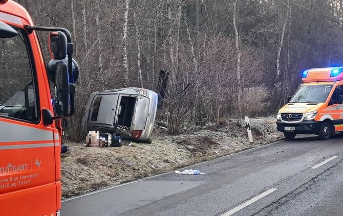 Unfall Stuttgart Asemwald - 1 - 1