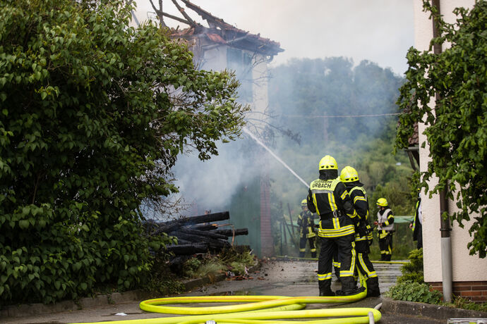 Grossbrand, Wellingshof, Urbach, 25.05.2020.