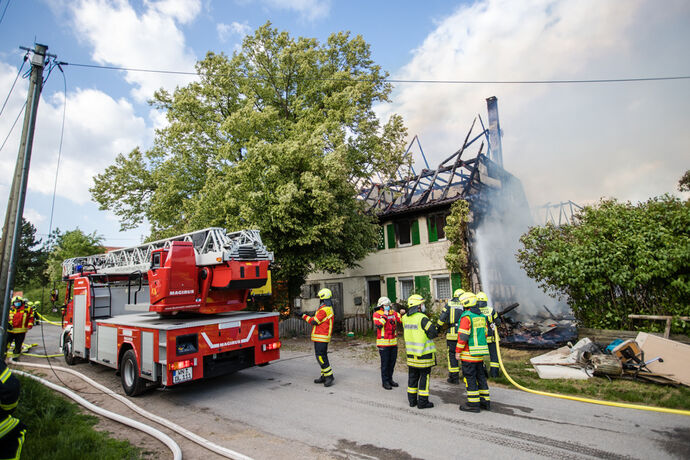 Grossbrand, Wellingshof, Urbach, 25.05.2020.