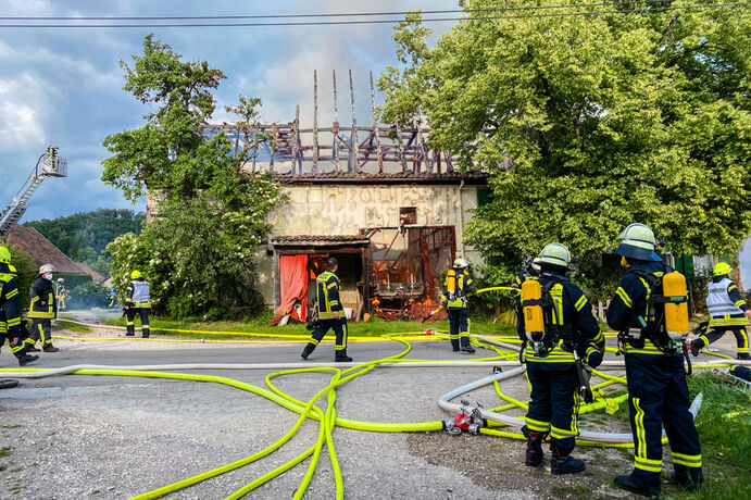 Grossbrand, Wellingshof, Urbach, 25.05.2020.