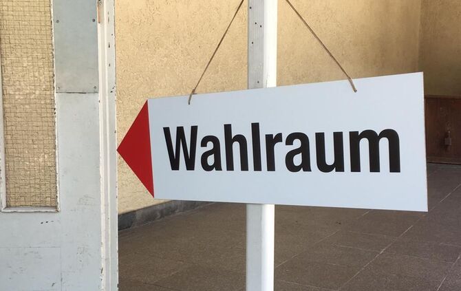 Wahl Wahlraum Wählen
