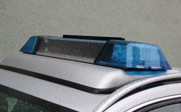 Streifenwagen Polizei Blaulicht Symbol Symbolbild Symbolfoto