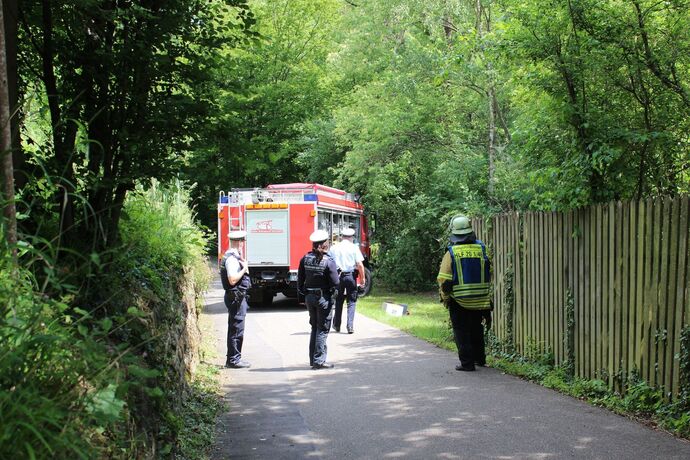 Bietigheim: PKW landet in der Enz