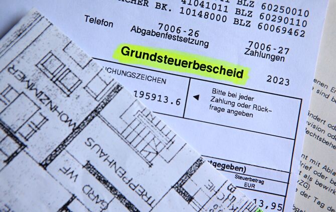 Grundsteuer Grundsteuerbescheid  Feature