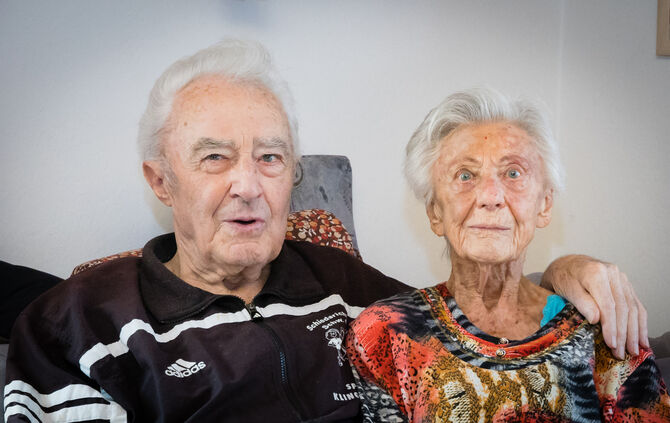 Ehepaar Bareis feiert am 15. Januar Gnadenhochzeit, Welzheim, 10.01.2025.