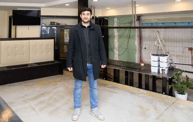 Großer Umbau im Café Fachwerk am Marktplatz Winnenden, 13.01.2025.