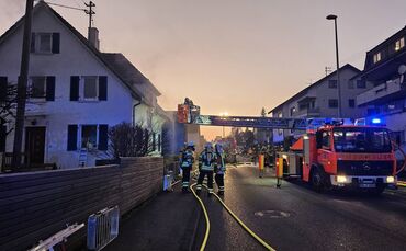 Brand in Wohnhaus