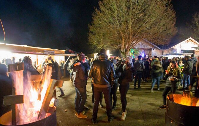 Après-Ski-Party des PSC Buhlbronn in der Kelter mit Ballermann Star Lorenz Büffel ( 41 J. ) aus Österreich, 25.01.2020.