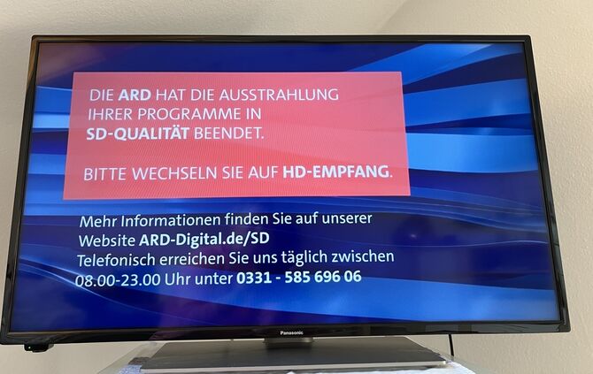 Fernsehumstellung