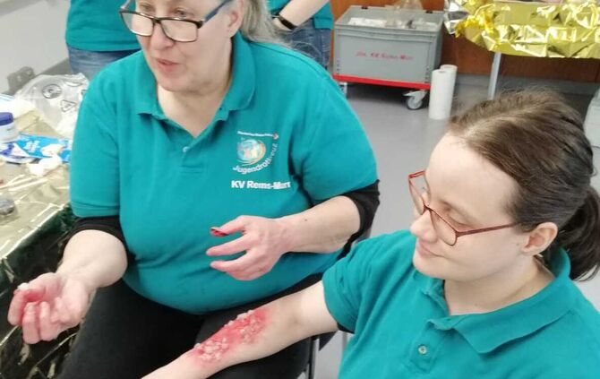 Notfalldarsteller DRK - 1