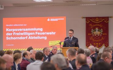 Korpsversammlung Feuerwehr Schorndorf