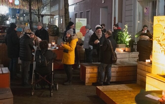 Neujahrstrunk in der Weststadt