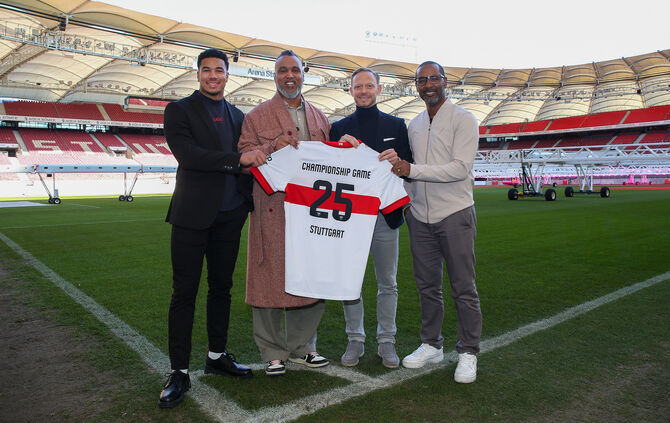 Fußball VfB Stuttgart Medien-Kick-off zum ELF Championship Game