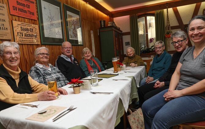 Wirtinnen-Stammtisch in Welzheim, im Januar 2025 im Wirtshaus zum grünen Baum