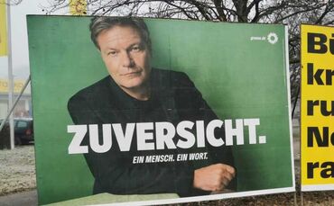 Robert Habeck Grüne Plakat