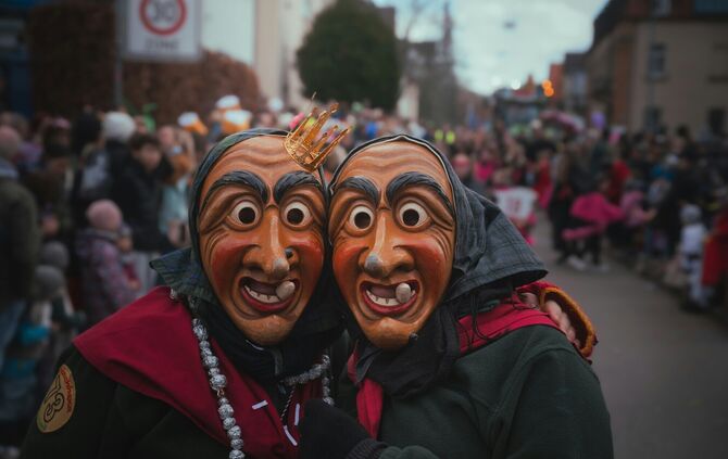 Fasnet Fasching Symbol Symbolbild Narren
