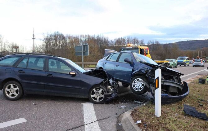 Unfall B29 Schorndorf