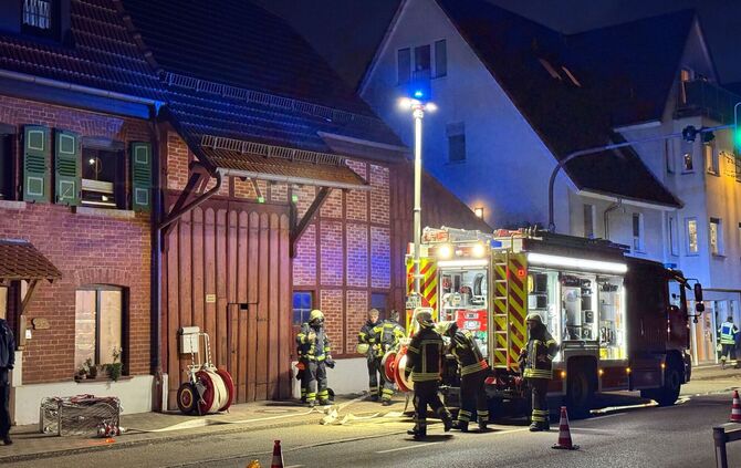 Feuerwehreinsatz Neustädter Hauptstr., Waiblingen-Neustadt, 02.02.2025.