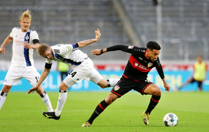 Fußball  2. Bundesliga  VfB Stuttgart vs. Hamburger SV