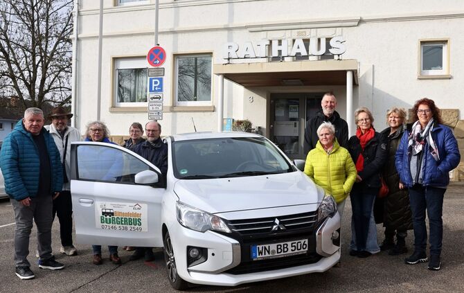 Fahrdienst "Bittenfelder Bürgerbus" mit neuem Fahrzeug. - 1