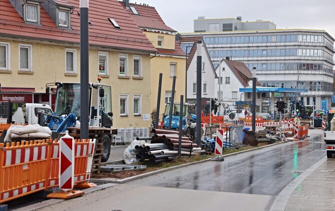 Bauarbeiten Ortsdurchfahrt