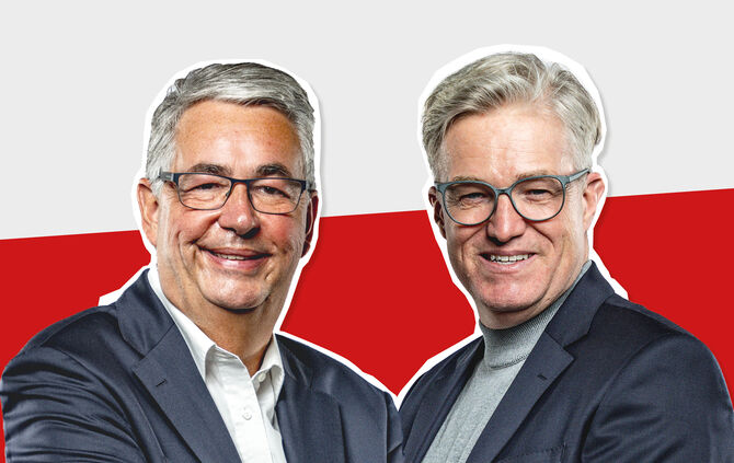 Dietmar Allgaier und Pierre-Enric Steiger