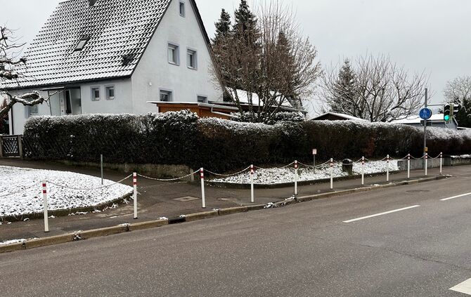 Straßensperrung Urbach