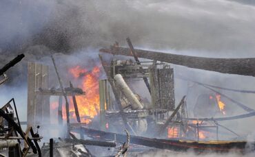 Ruppertshofen: Sägewerk in Vollbrand