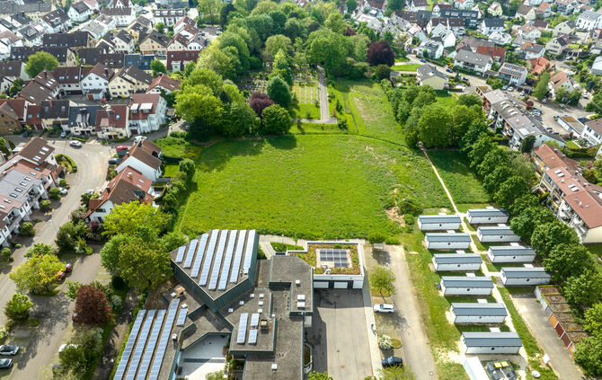 Luftbild: Waiblingen-Hohenacker, 02.05.2024.