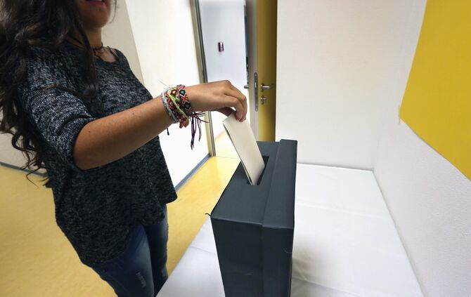 Schorndorf Burggymnasium Jugendwahl zum Bundestag