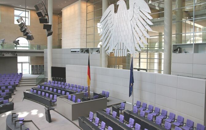 Bundestag Bundestagswahl Symbol Symbolfoto Symbolbild