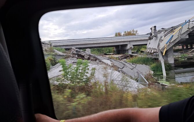 Michael Knospe in der Ukraine