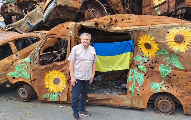 Michael Knospe vom cz life in der Ukraine