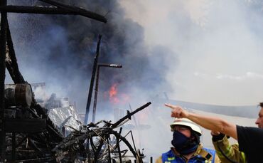 Ruppertshofen: Saegewerk in Vollbrand 