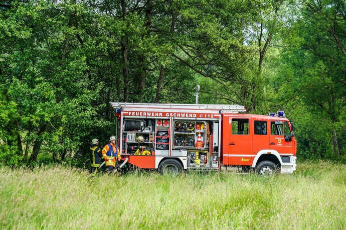 Ruppertshofen: Saegewerk in Vollbrand