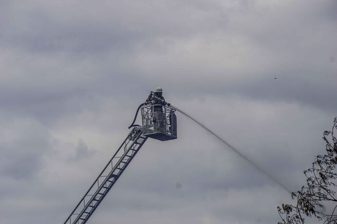Ruppertshofen: Saegewerk in Vollbrand