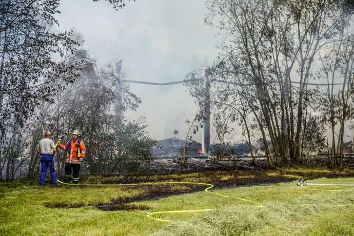 Ruppertshofen: Saegewerk in Vollbrand