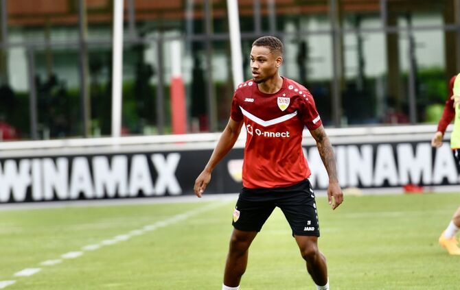 VfB-Mittelfedspieler Nikolas Nartey