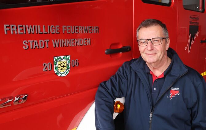 Ehrenkommandant Rolf Schwarz