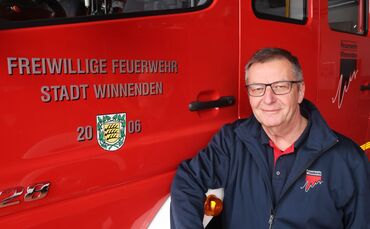 Ehrenkommandant Rolf Schwarz