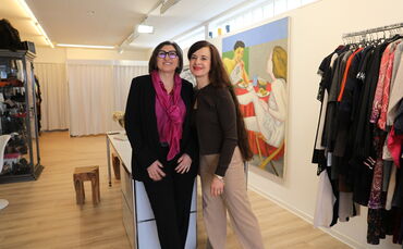 Die Geschäftsführerinnen von "Zeit für Stil" in Rommelshausen: Jasmina Bajic und Andrea Reiner.