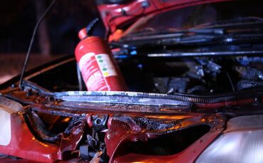 Fahrzeugbrand auf der Stuttgarter StraÃe in Fellbach_0