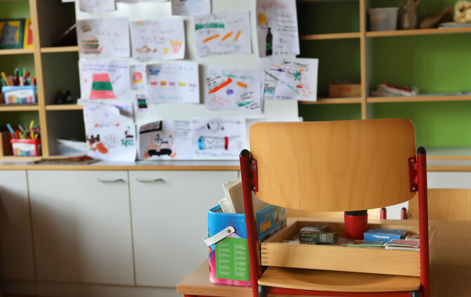 Schule Schuklasse Klassenzimmer Symbolfoto