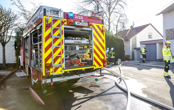 Feuerwehreinsatz Ulmenweg, Waiblingen-Bittenfeld, 09.03.2025.