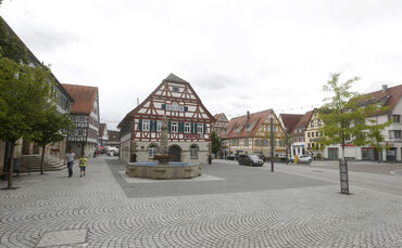 Starkes Winterbach