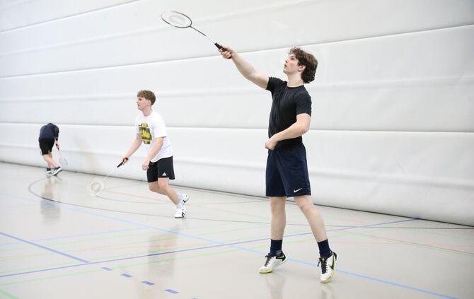 In der Grafenbergschule in Schorndorf gibt es Badminton als Prüfungsfach im Abitur.