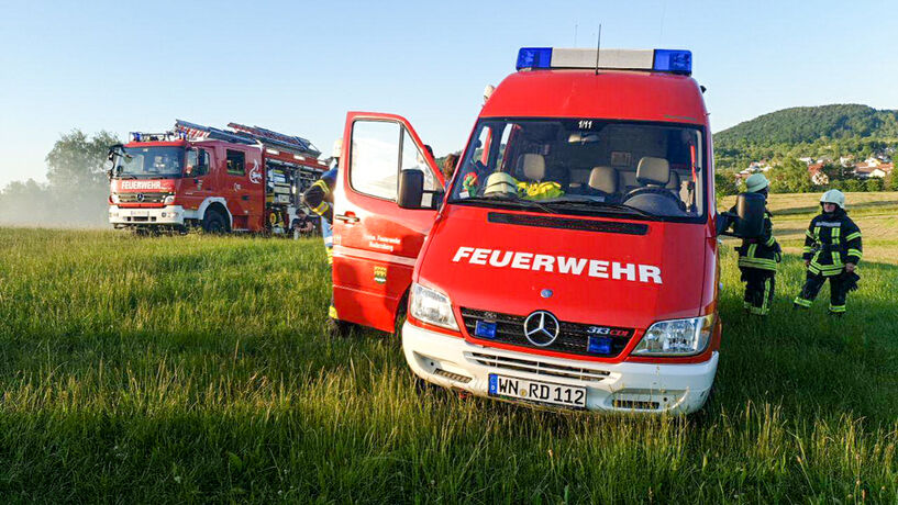 Gartenhausbrand, Rudersberg-Asperglen, 01.06.2020.