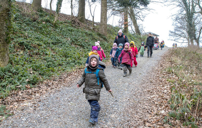Naturkindergarten Hohe Tanne, Welzheim, 04.02.2025.