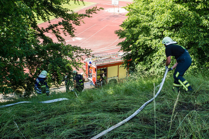 Flächenbrand, Sörenbergweg, Waiblingen-Neustadt, 02.06.2020.