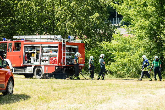 Flächenbrand, Sörenbergweg, Waiblingen-Neustadt, 02.06.2020.